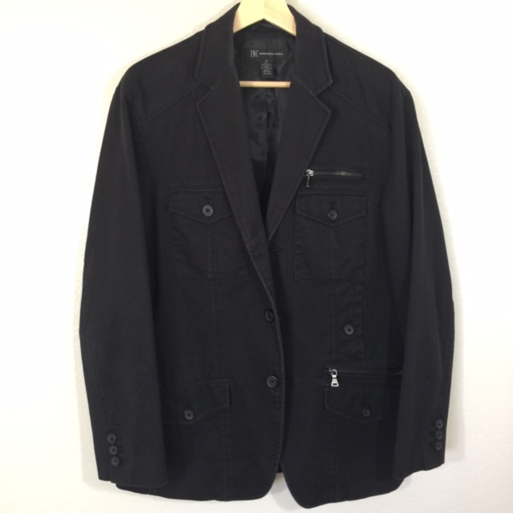 INC Men's Utility Jacket Blazer